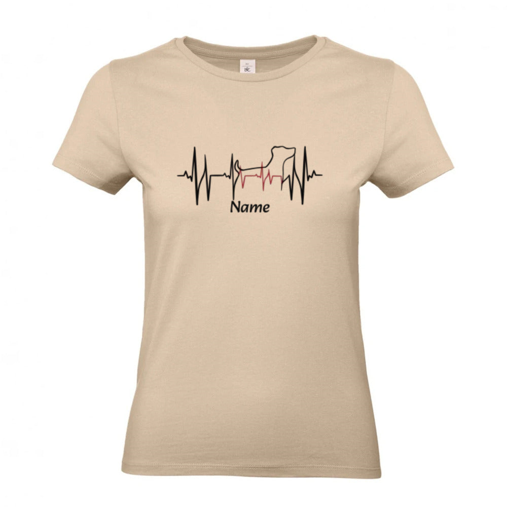 Lebenslinie - T-Shirt für Damen | Personalisiert