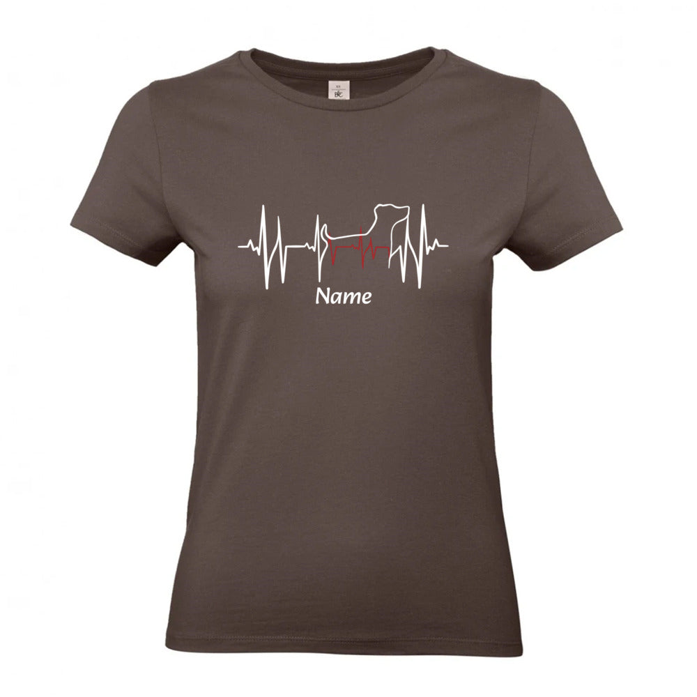 Lebenslinie - T-Shirt für Damen | Personalisiert
