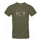 Lebenslinie - T-Shirt für Herren | Personalisiert