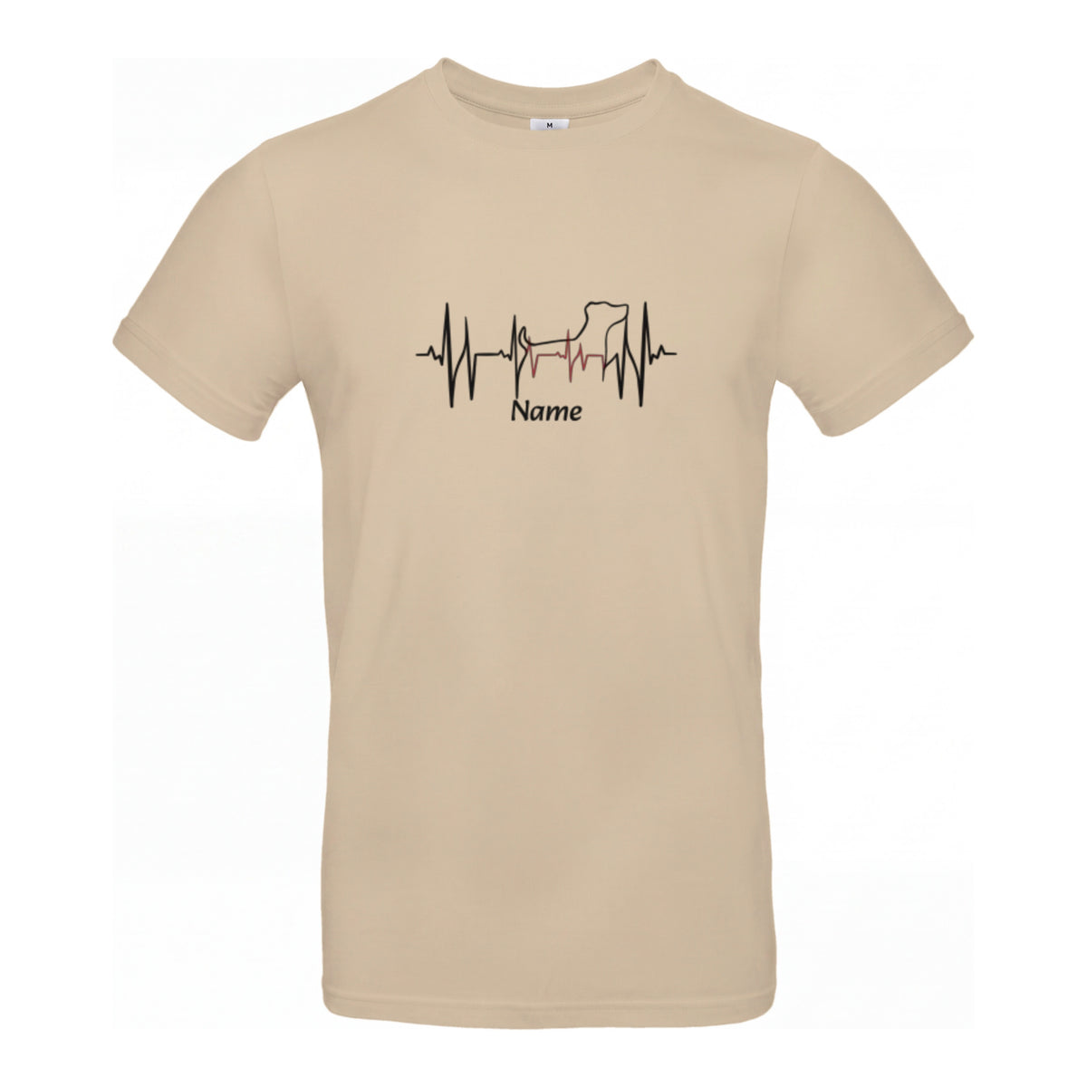 Lebenslinie - T-Shirt für Herren | Personalisiert