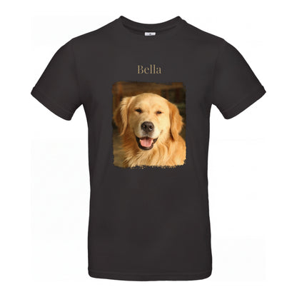 Personalisiertes Hunde T-Shirt für Herren mit Foto