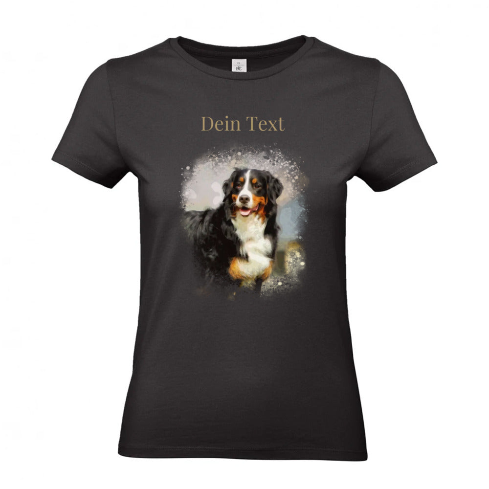 Personalisiertes Hunde T-Shirt für Damen mit Foto