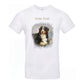 Herren T-Shirt mit Hundefoto & Name personalisiert