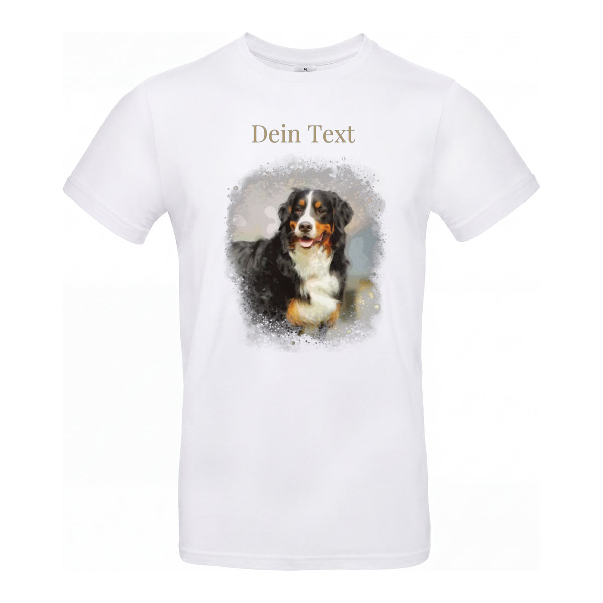 Herren T-Shirt mit Hundefoto & Name personalisiert