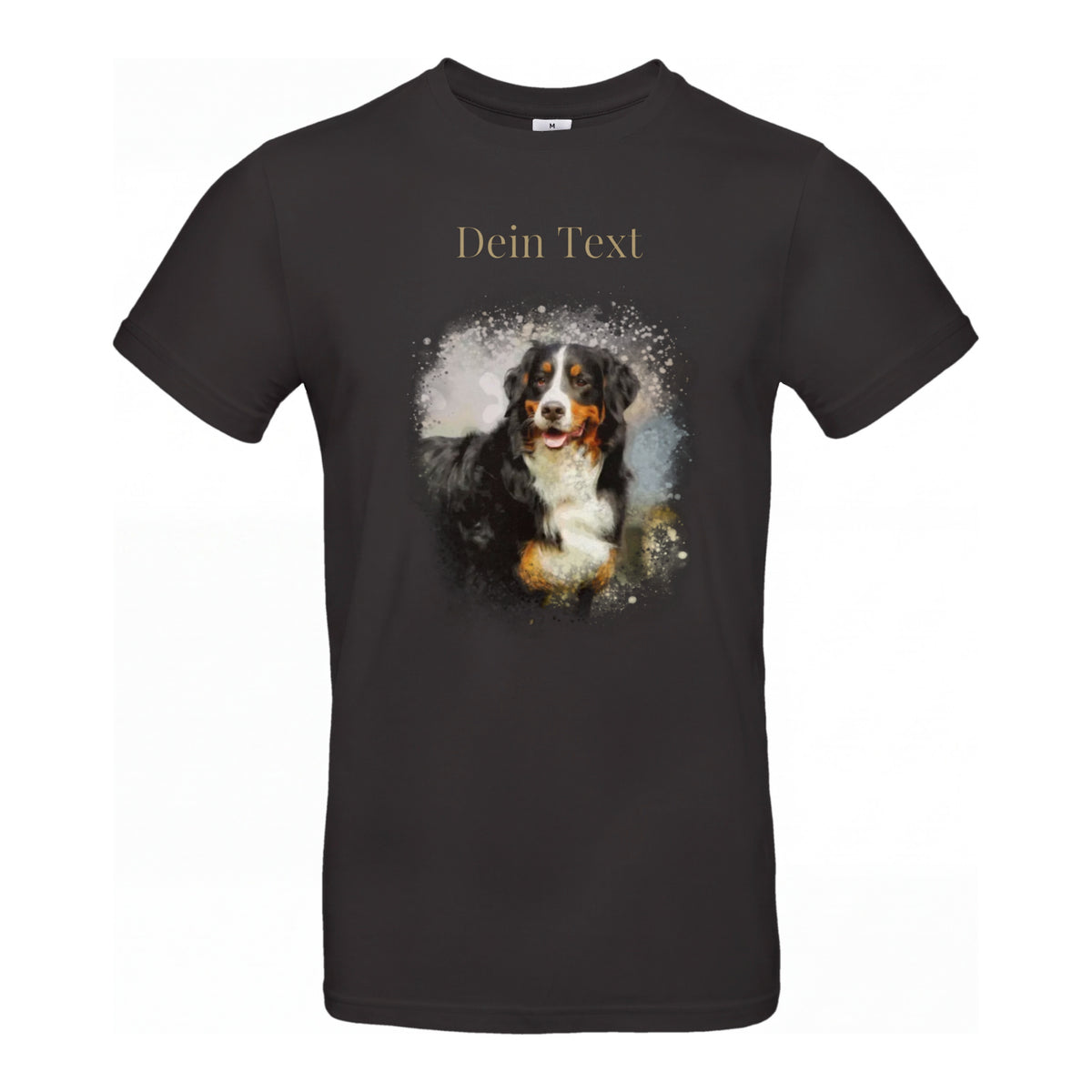 Herren T-Shirt mit Hundefoto & Name personalisiert