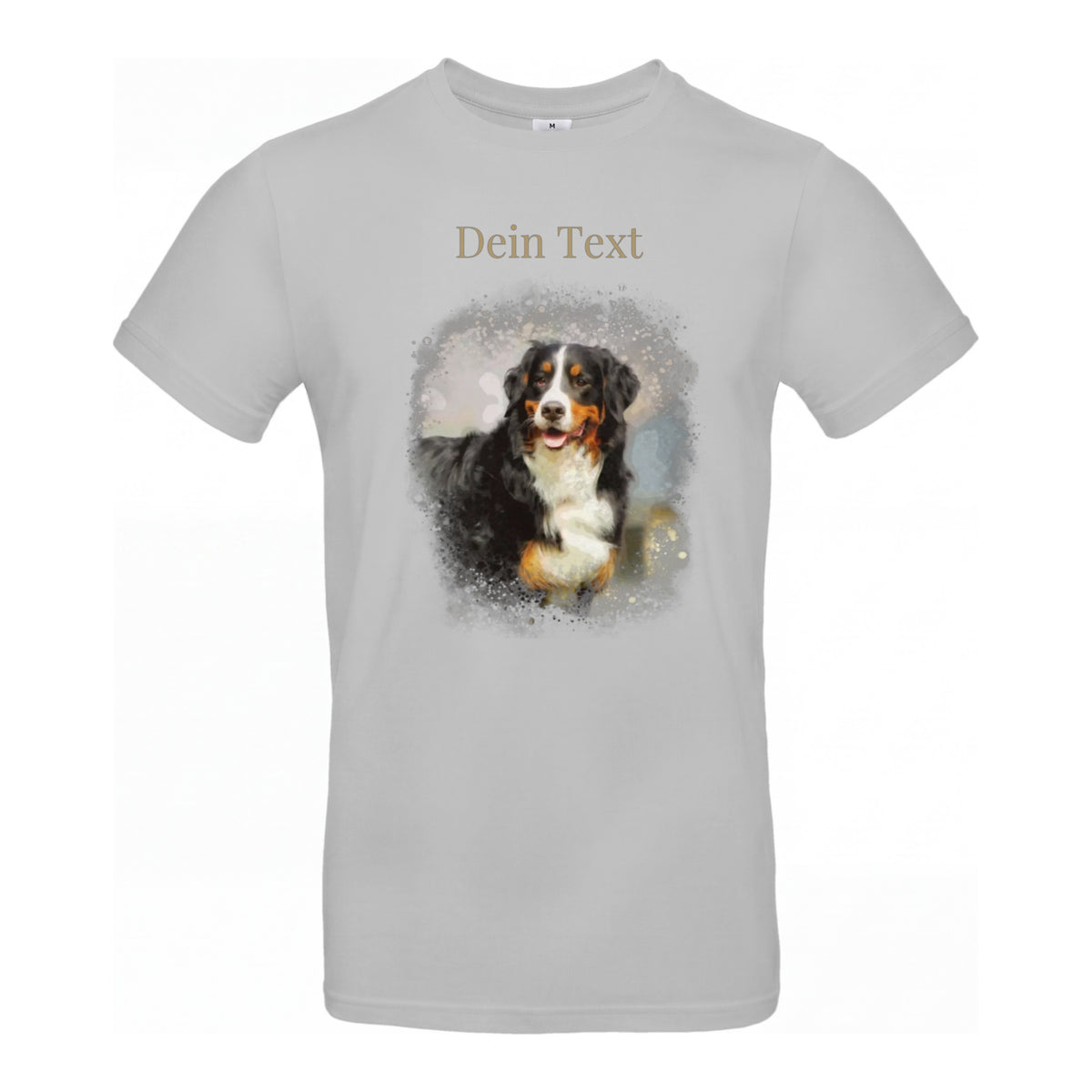 Herren T-Shirt mit Hundefoto & Name personalisiert