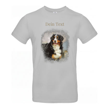 Herren T-Shirt mit Hundefoto & Name personalisiert