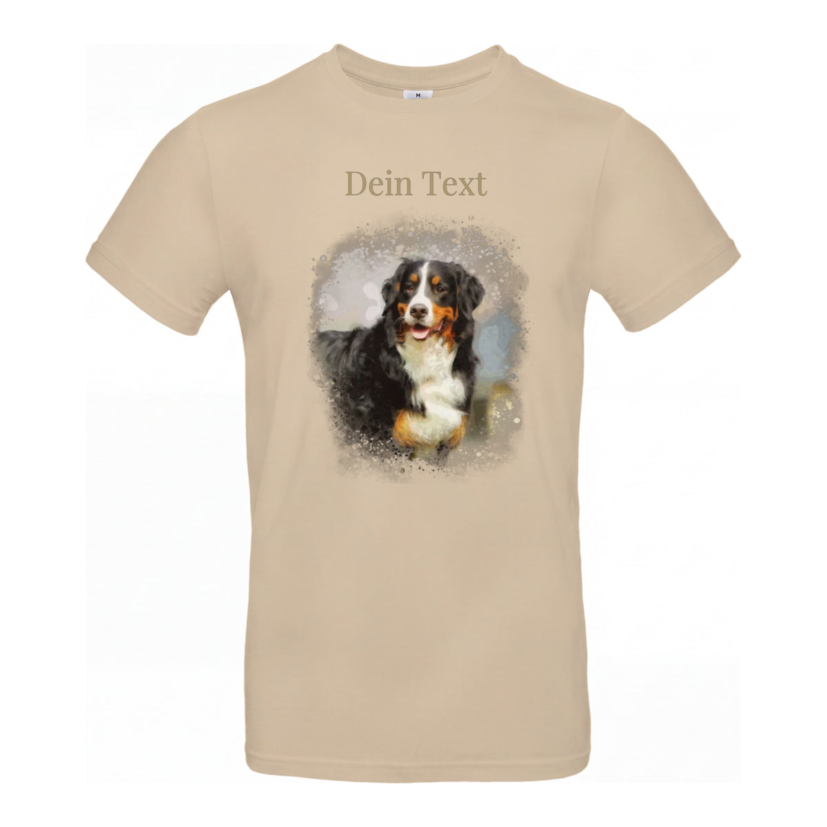 Herren T-Shirt mit Hundefoto & Name personalisiert