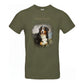 Herren T-Shirt mit Hundefoto & Name personalisiert