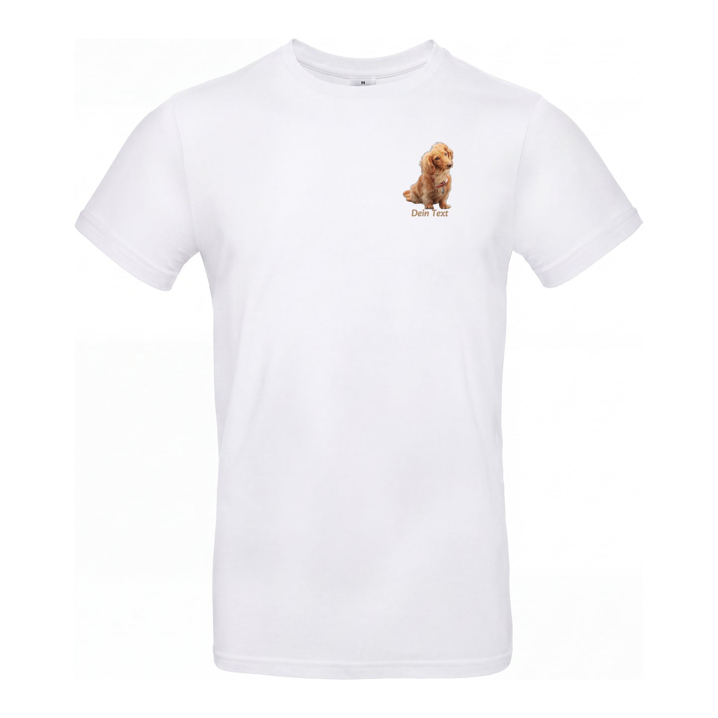 Personalisiertes Hunde T-Shirt für Herren mit Foto | Brustdruck