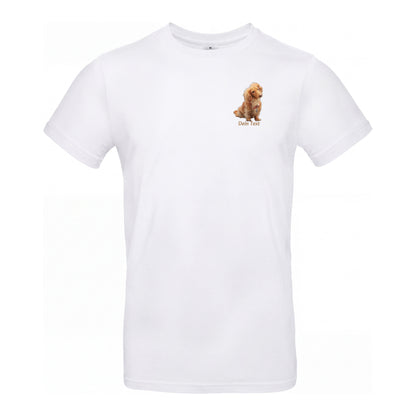 Personalisiertes Hunde T-Shirt für Herren mit Foto | Brustdruck