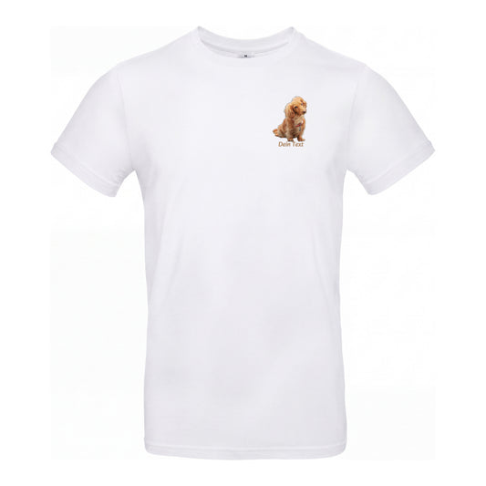 Personalisiertes Hunde T-Shirt für Herren mit Foto | Brustdruck