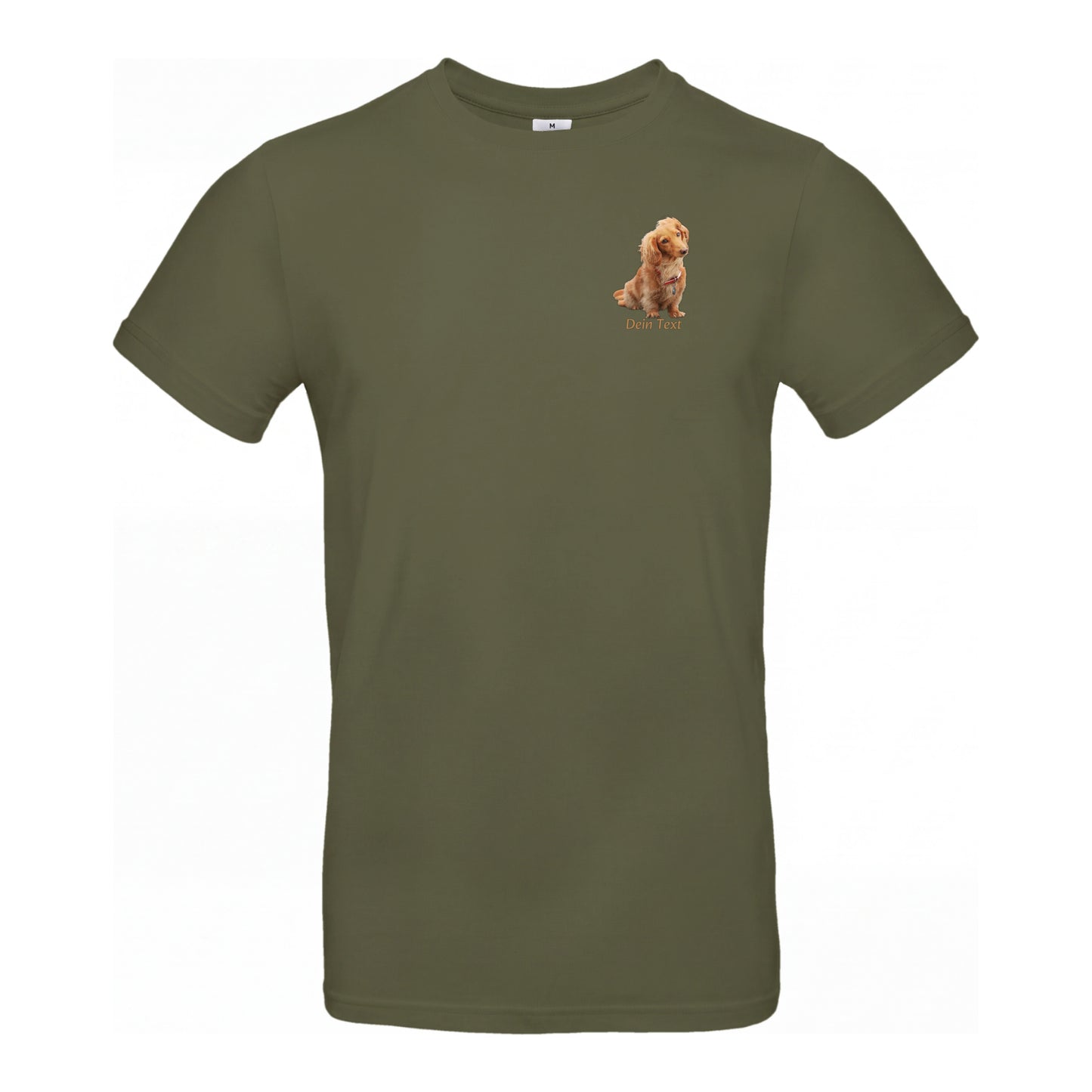Personalisiertes Hunde T-Shirt für Herren mit Foto | Brustdruck
