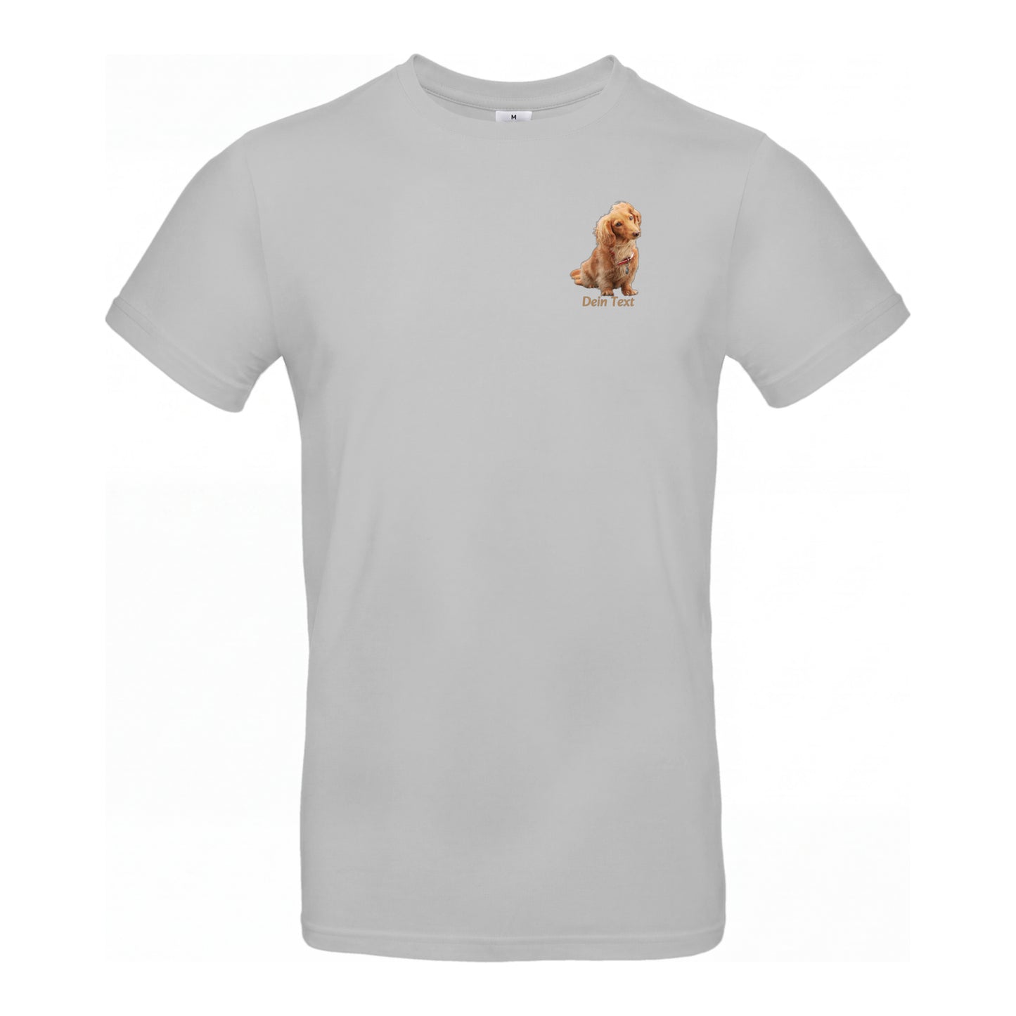 Personalisiertes Hunde T-Shirt für Herren mit Foto | Brustdruck