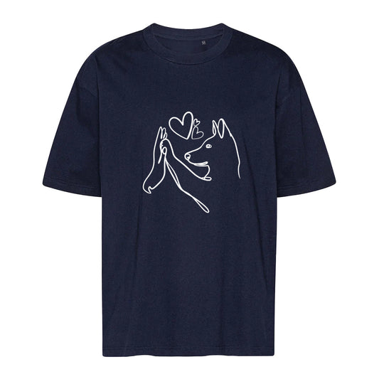 Wahre Liebe Stehohren - Oversize T-Shirt - Unisex