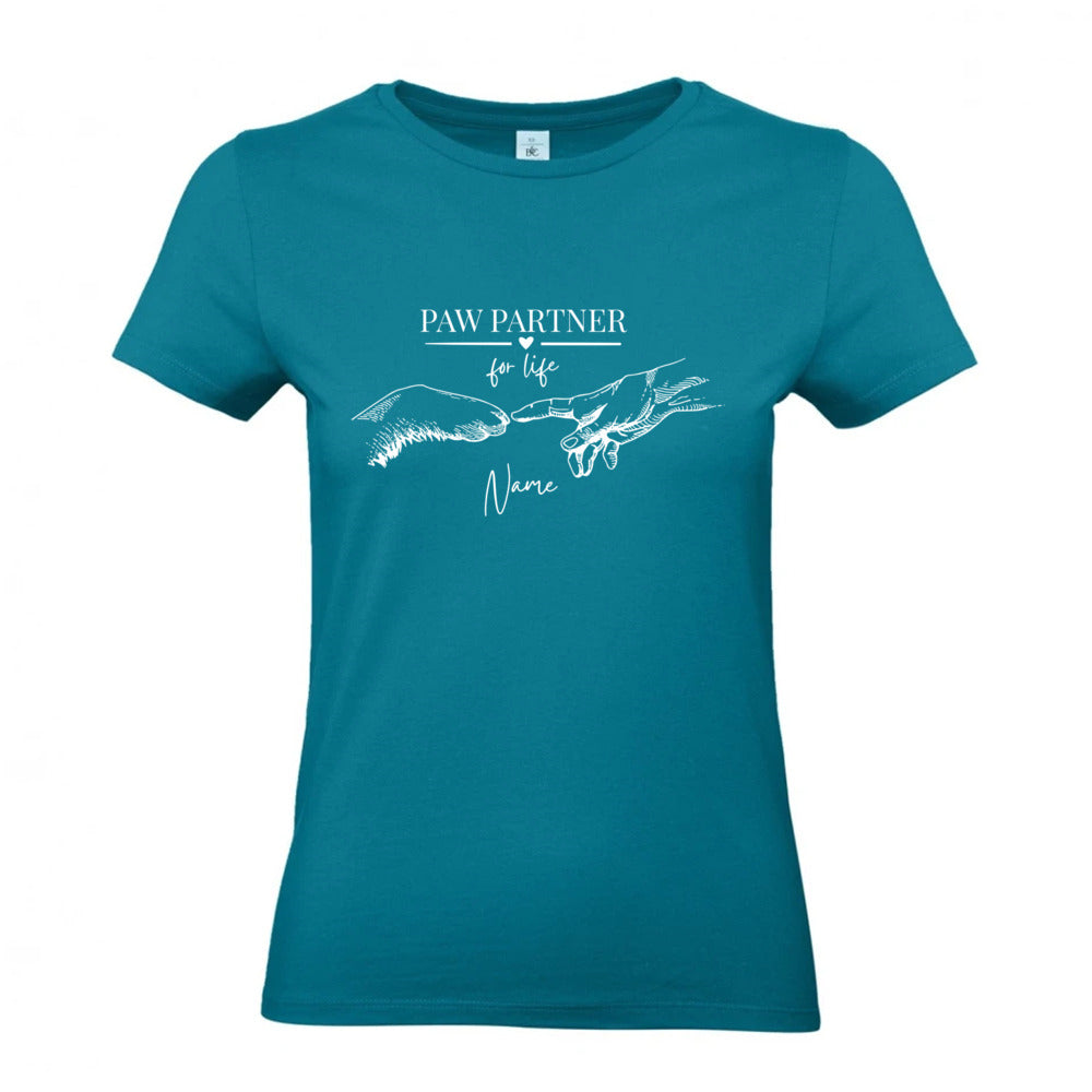 Paw Partner - T-Shirt für Damen-Dein Wunschtext