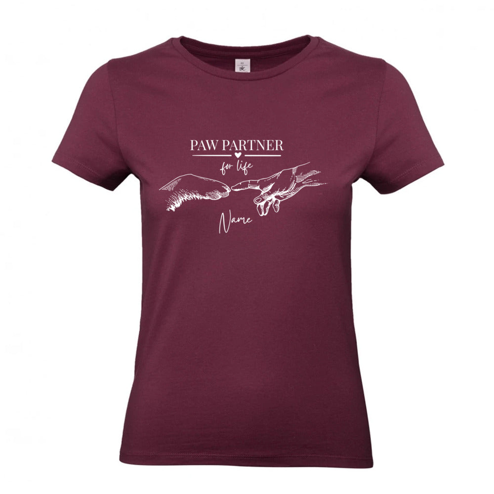 Paw Partner - T-Shirt für Damen-Dein Wunschtext