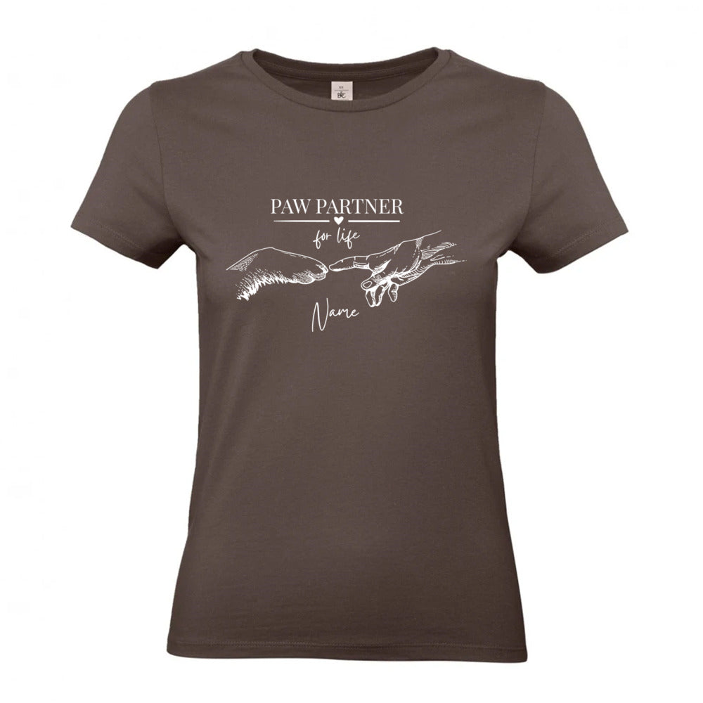Paw Partner - T-Shirt für Damen-Dein Wunschtext