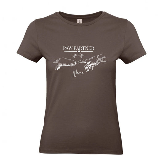 Paw Partner - T-Shirt für Damen-Dein Wunschtext