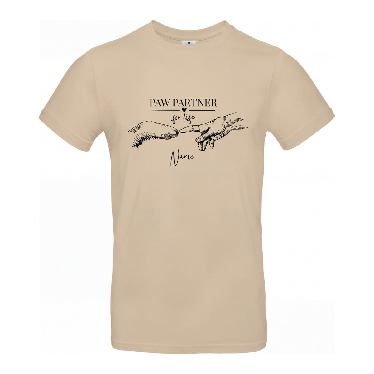 Paw Partner - T-Shirt für Herren-Dein Wunschtext