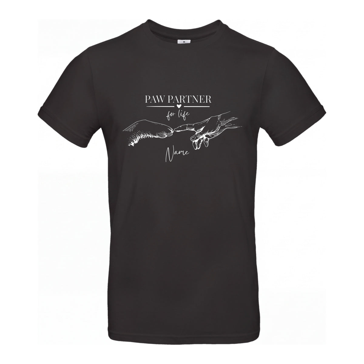 Paw Partner - T-Shirt für Herren-Dein Wunschtext