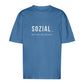 SOZIAL... aber nur mit Hunden - Oversize T-Shirt - Unisex