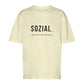 SOZIAL... aber nur mit Hunden - Oversize T-Shirt - Unisex