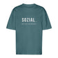 SOZIAL... aber nur mit Hunden - Oversize T-Shirt - Unisex