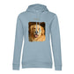 Personalisiertes Hunde Bio-Hoodie für Damen mit Foto
