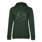 Wahre Liebe - Bio-Hoodie für Damen-Dein Wunschtext