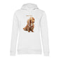 Personalisierter Hunde Hoodie für Damen mit Foto – Hintergrund wird entfernt