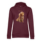 Personalisierter Hunde Hoodie für Damen mit Foto – Hintergrund wird entfernt