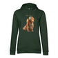 Personalisierter Hunde Hoodie für Damen mit Foto – Hintergrund wird entfernt