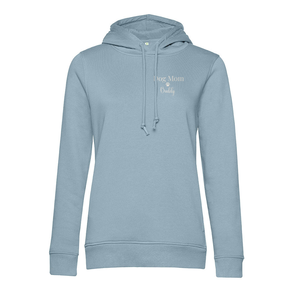 Personalisierter Dog Mom - Bio-Hoodie für Damen