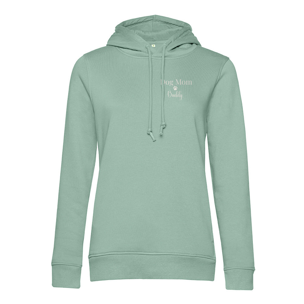 Personalisierter Dog Mom - Bio-Hoodie für Damen