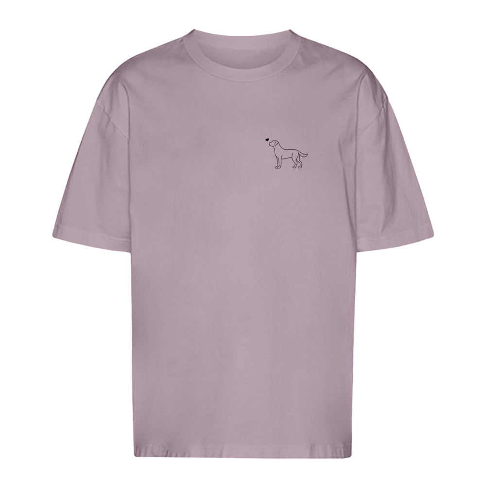 Labrador mit Herz - Oversize T-Shirt - Unisex