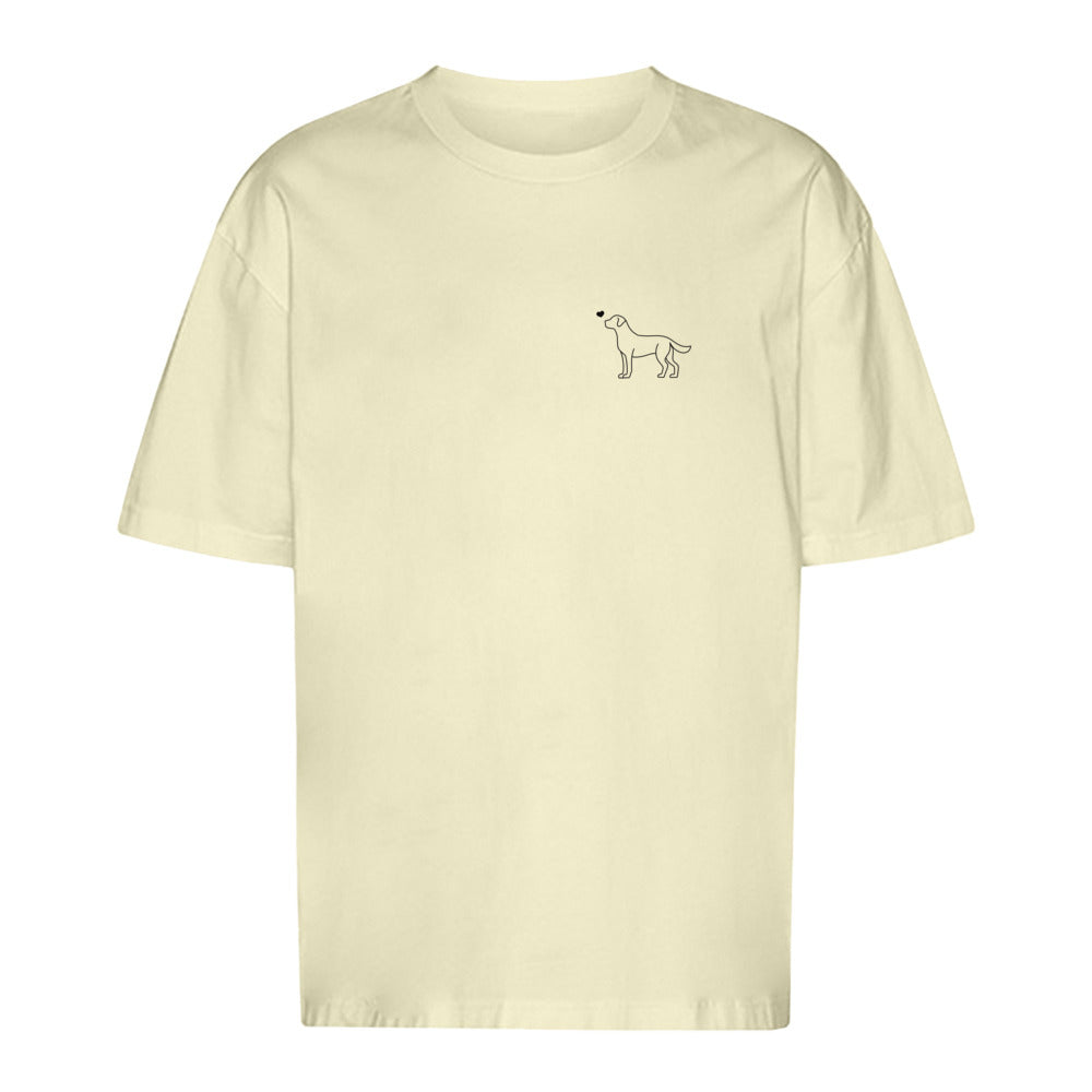 Labrador mit Herz - Oversize T-Shirt - Unisex