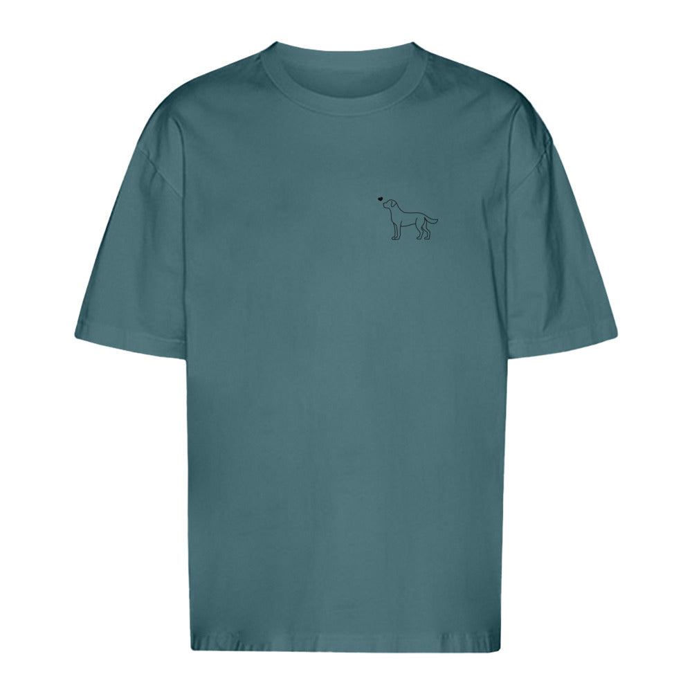 Labrador mit Herz - Oversize T-Shirt - Unisex
