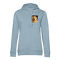 Hunde Bio-Hoodie für Damen mit Foto & Name | Personalisiert