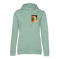 Hunde Bio-Hoodie für Damen mit Foto & Name | Personalisiert
