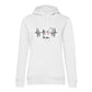 Lebenslinie- Bio-Hoodie für Damen | Personalisiert