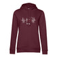 Lebenslinie- Bio-Hoodie für Damen | Personalisiert