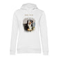 Personalisiertes Hunde Bio-Hoodie für Damen mit Foto