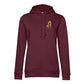 Personalisiertes Hunde Bio-Hoodie für Damen mit Foto | Brustdruck