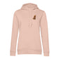 Personalisiertes Hunde Bio-Hoodie für Damen mit Foto | Brustdruck