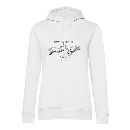 Paw Partner - Bio-Hoodie für Damen-Dein Wunschtext