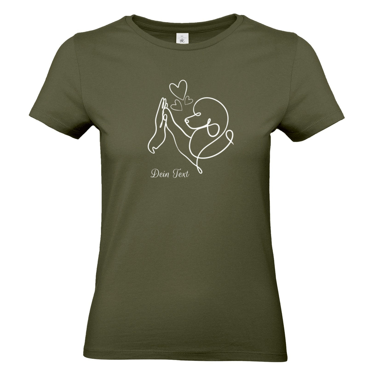 Pudelliebe - Personalisiertes  T-Shirt für Damen