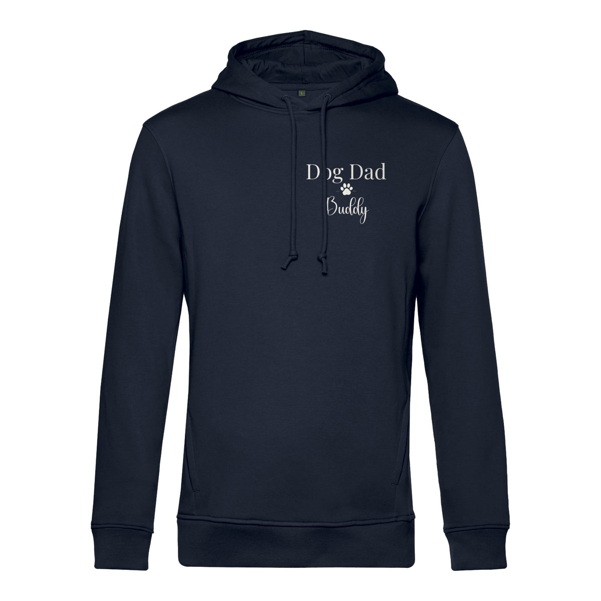 Dog Dad Bio-Hoodie für Herren |Personalisiert
