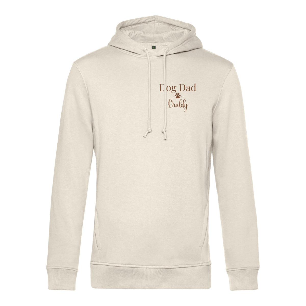 Dog Dad Bio-Hoodie für Herren |Personalisiert