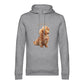 Hunde Bio-Hoodie für Herren mit Foto – Hintergrund wird entfernt